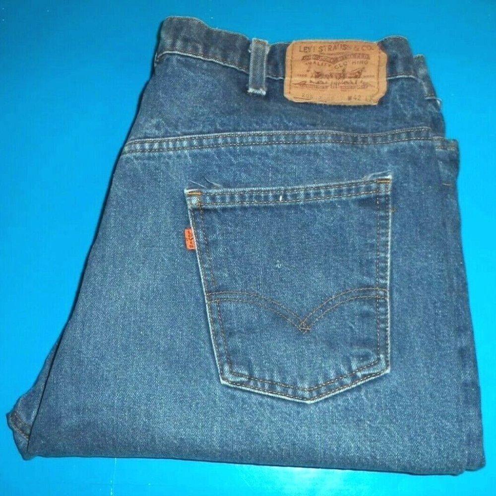 Vintage Levi's 517 Boot Cut Jeans TAG Size 42 X 30  Measure 40 x 30  Made in USA